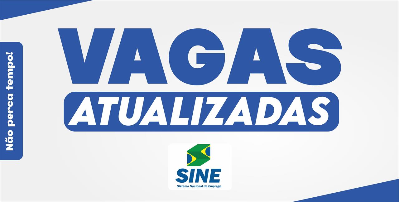 Vagas disponível no SINE de Rio Negro