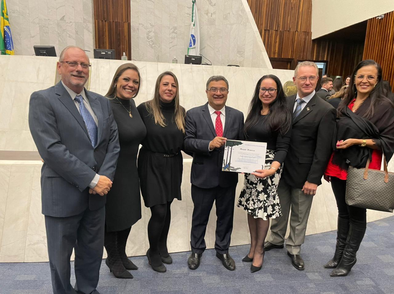 Profissionais da Saúde de Rio Negro são homenageados na Alep