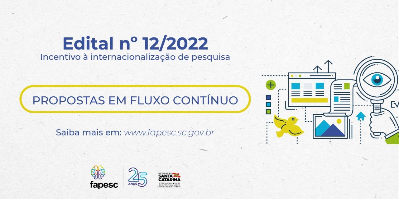 Programa da Fapesc busca incentivar a internacionalização de pesquisa