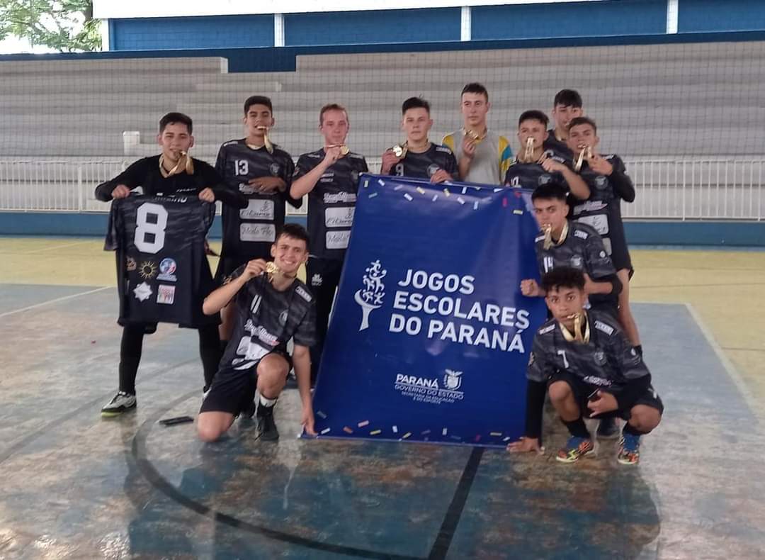 Rio Negro conquista ouro no Futsal dos Jogos Escolares do Paraná