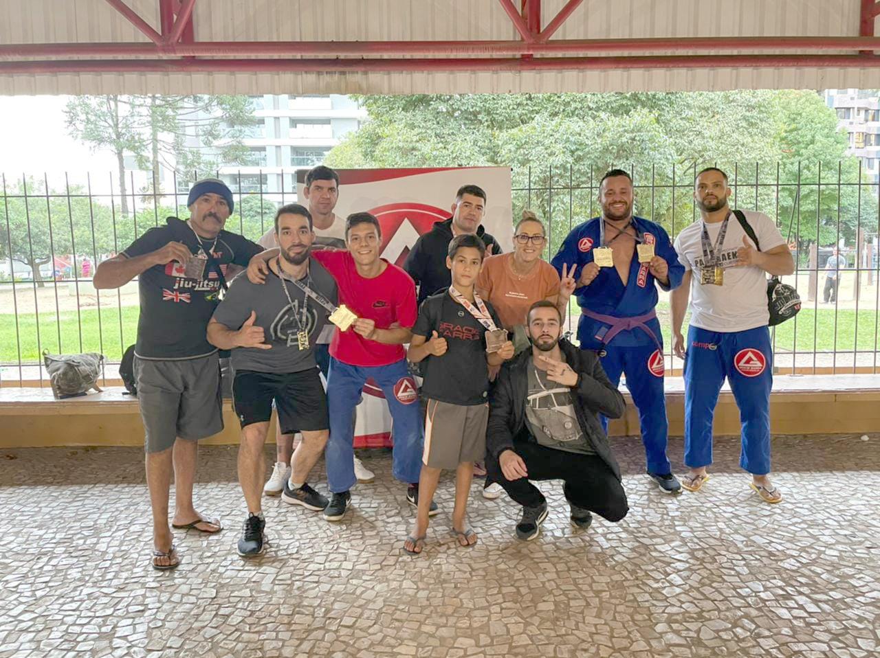 Atletas Academia Gracie Barra de Rio Negro brilharam na 3°Etapa Paranaense de Jiu-jitsu, em Curitiba