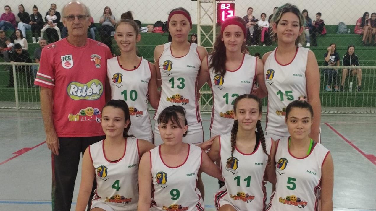 Basquetebol feminino de Mafra vence equipe de Florianópolis