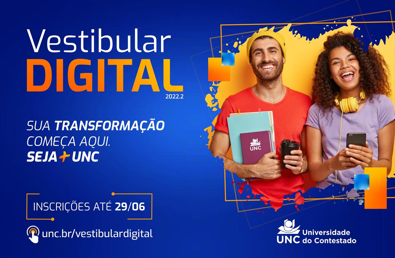 UNC tem inscrições para vestibular digital