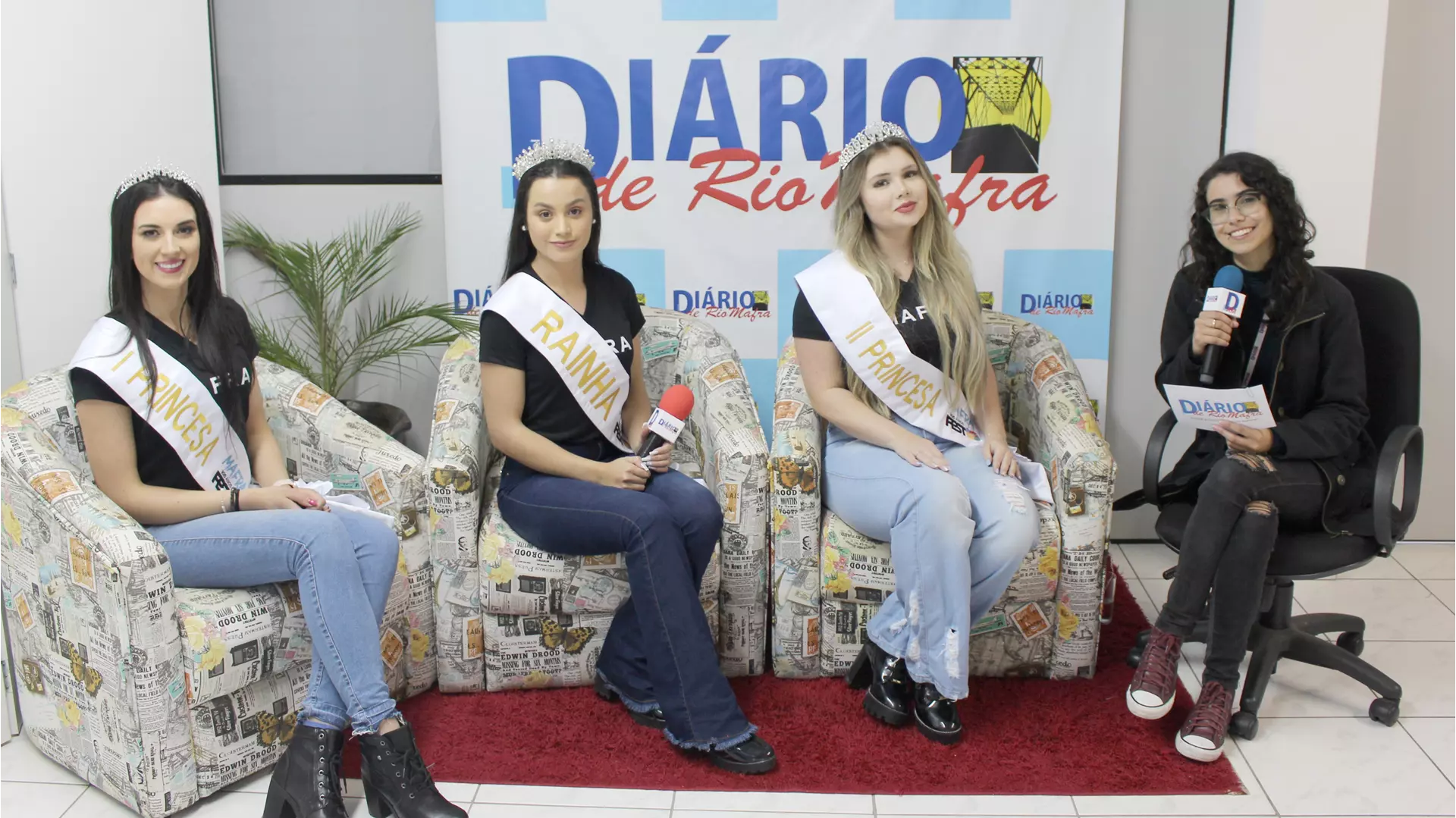 Realeza de Mafra: entrevista com as recém coroadas princesas e rainha de Mafra!