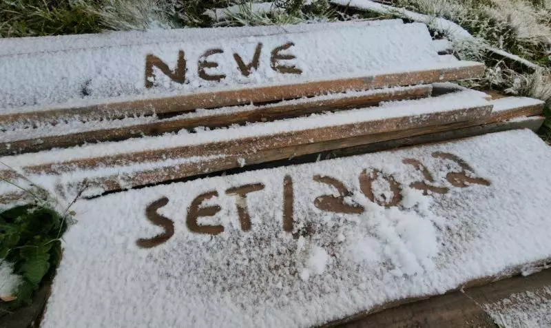 Primavera traz frio e SC amanhece com temperatura mínima de -1,5°C nesta sexta-feira; veja onde