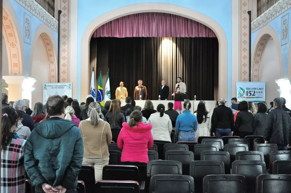 Realizada a solenidade de abertura das festividades dos 152 anos de Rio Negro