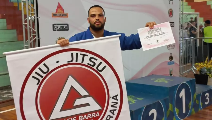 Riomafrense Thiago Brigola foi campeão paranaense de Jiu-Jitsu em Curitiba