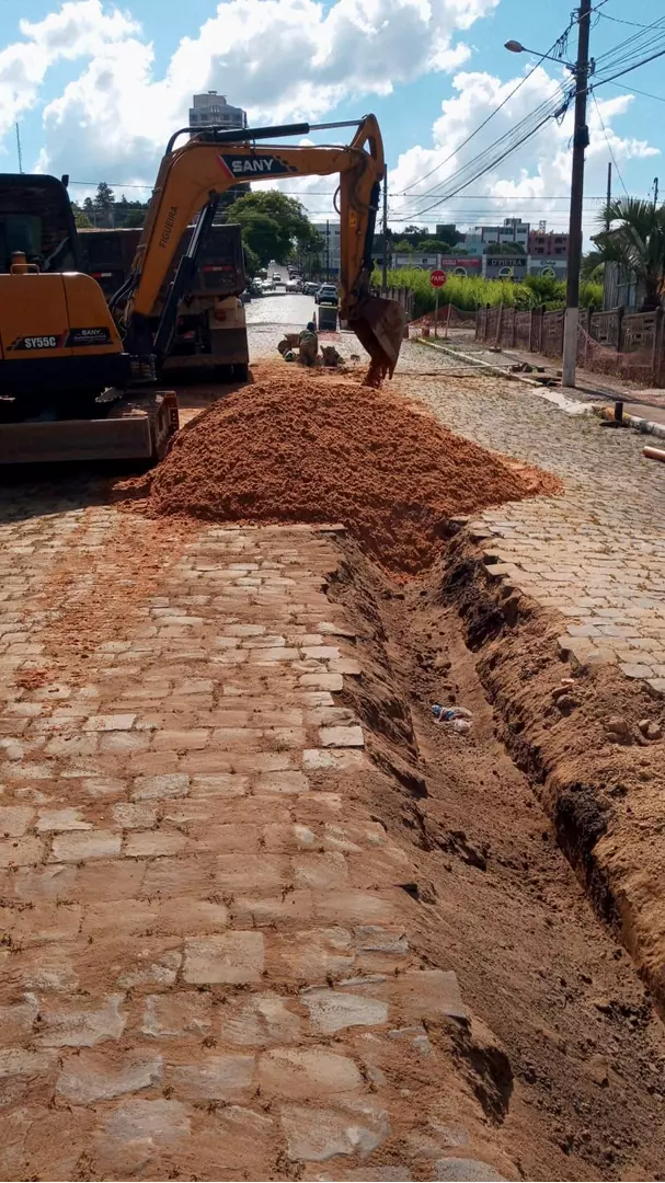 Saiba onde estão acontecendo as obras de esgotamento sanitário em Mafra