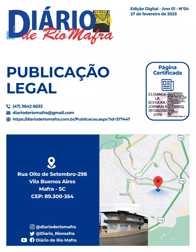 Publicação Legal N° 04