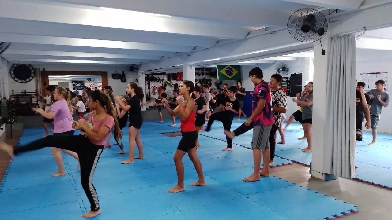 Adolescentes do SCFV de Mafra iniciam treinamentos de de Boxe Chinês em Mafra