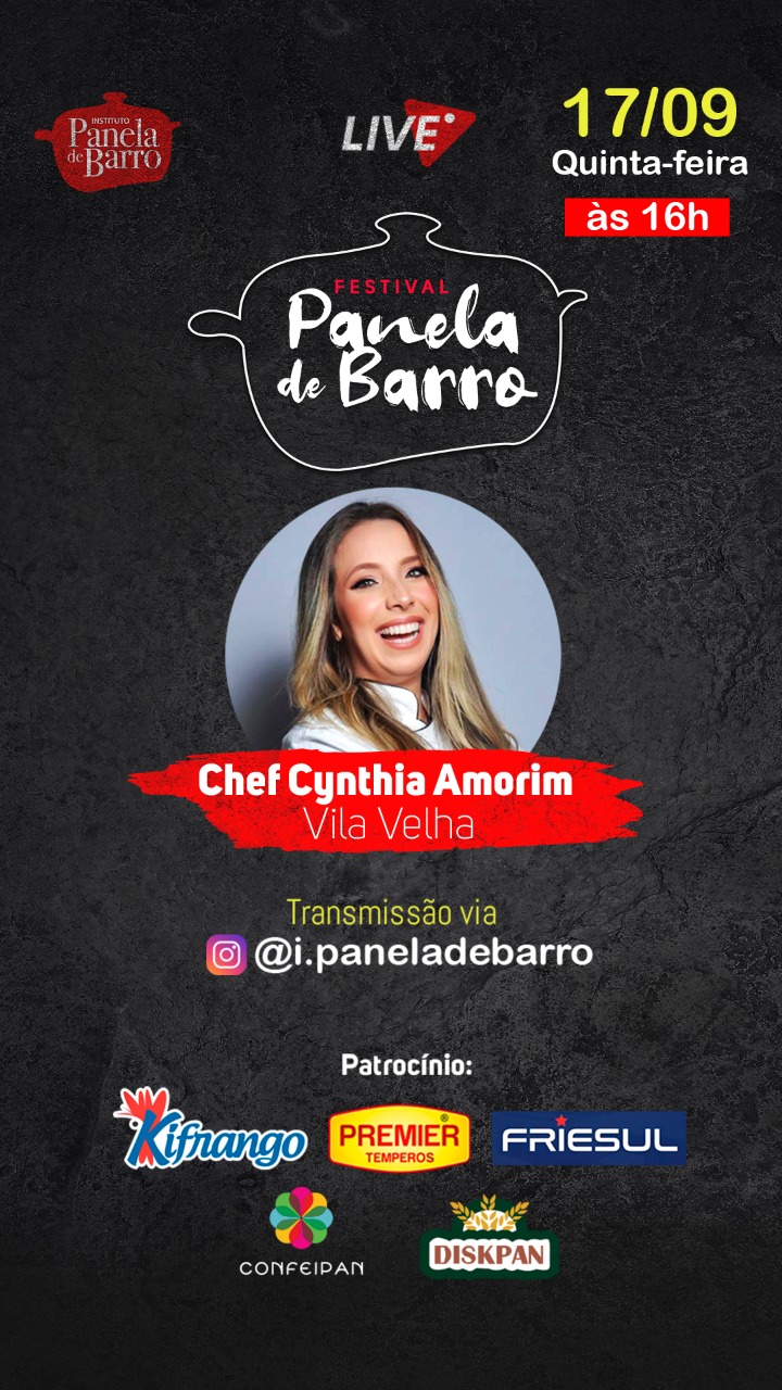 AULA SHOW COM A CHEF CYNTHIA AMORIM: MEDALHÃO DE FILÉ MIGNON COM CROSTA DE FUNGHI E ALIGOT DE BAROA