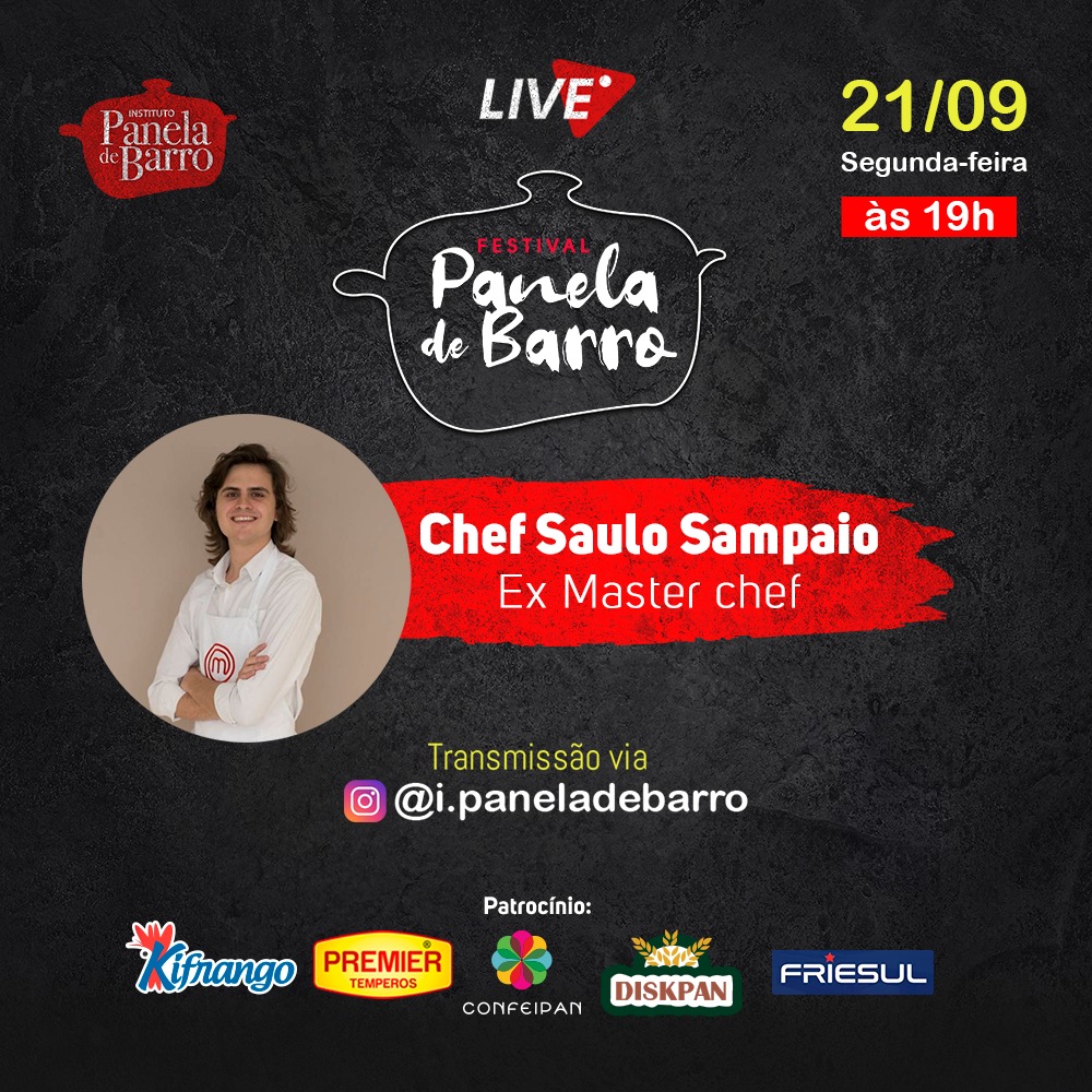 AULA SHOW COM CHEF SAULO SAMPAIO: RAVIOLONI DE SIRI COM MANTEIGA DE ERVAS COM HARMONIZAÇÃO DE VINHO.