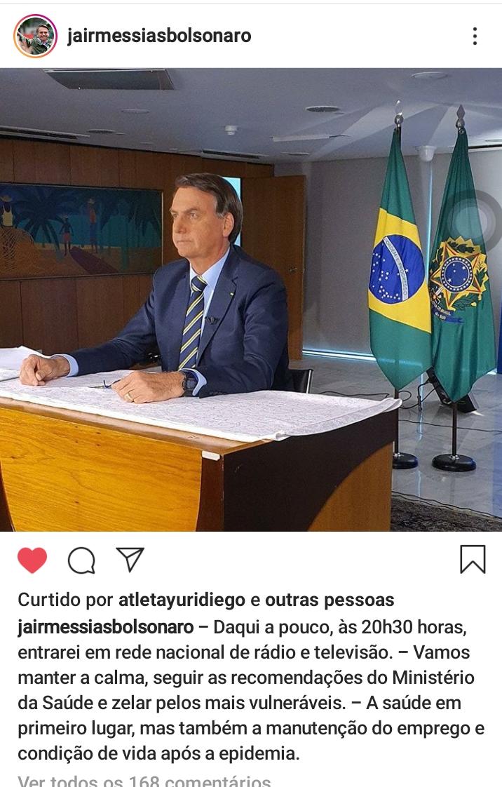 BOLSONARO NA CONTRAMÃO DE TODAS AS EVIDÊNCIAS