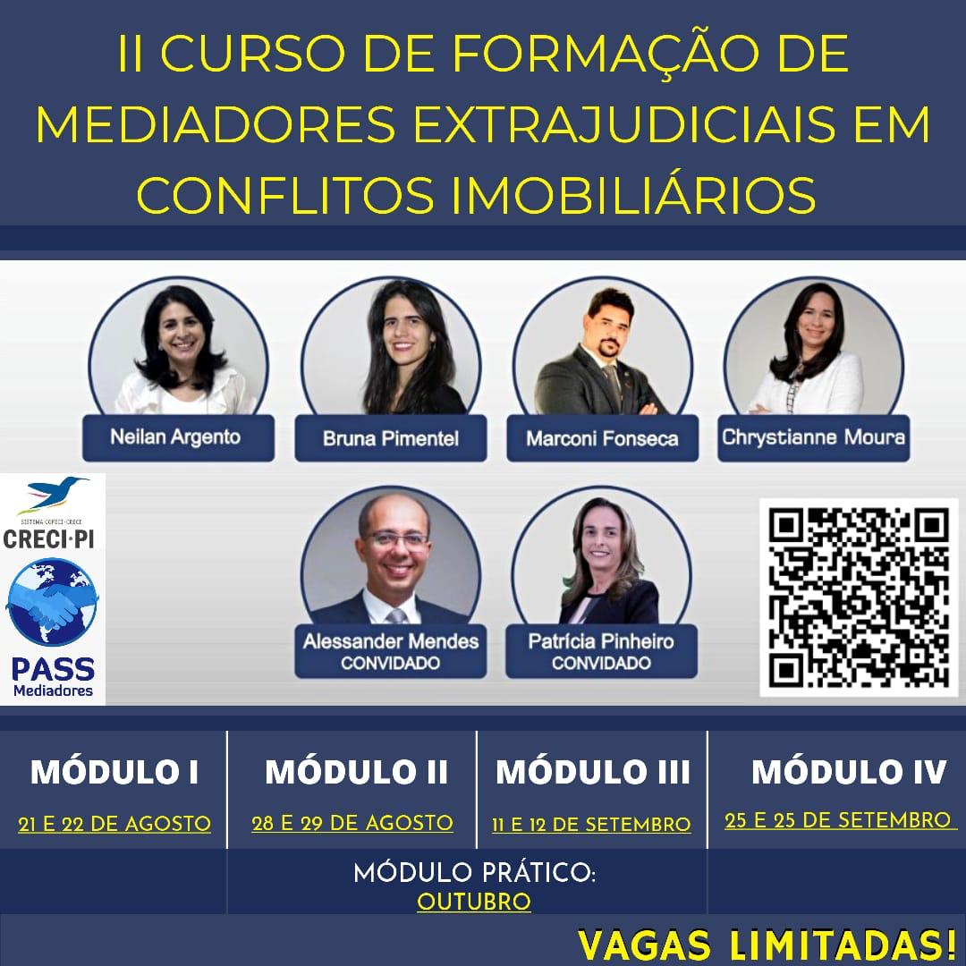 II Curso de Formação de Mediadores Extrajudiciais em Conflitos Imobiliários