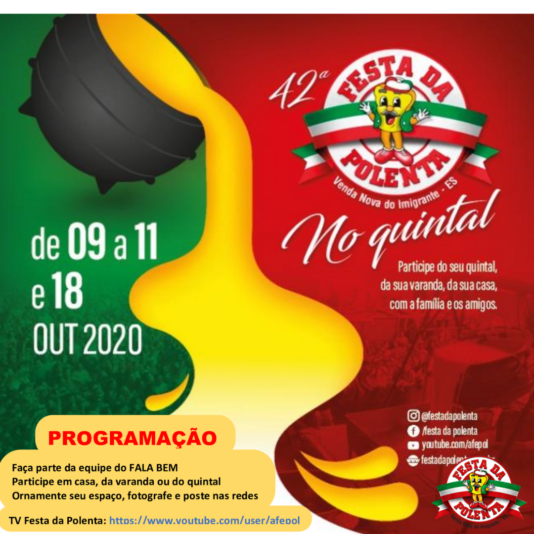 42ª Festa da Polenta – No quintal