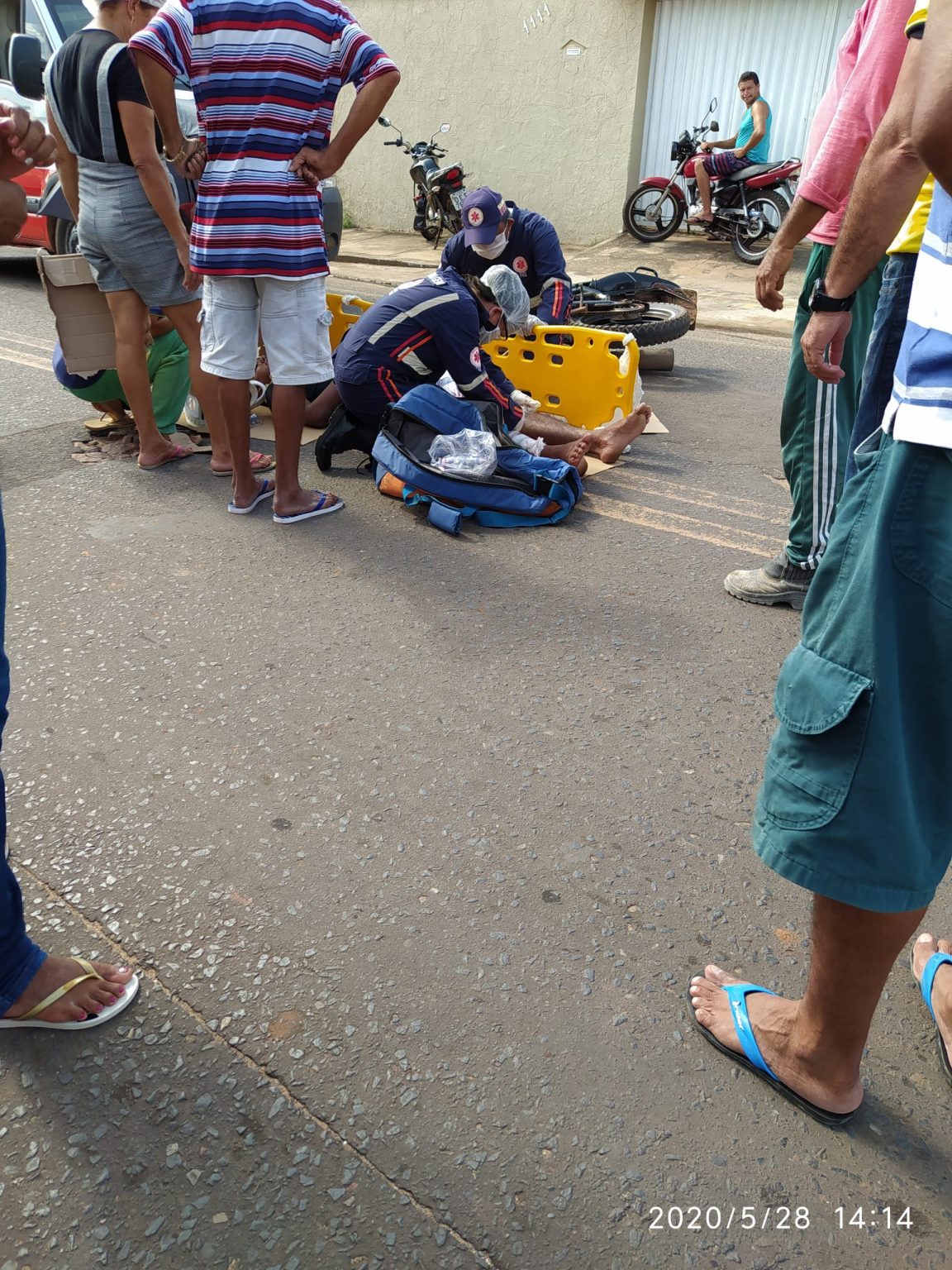 Colisão entre pick-up e motoqueiro no centro de União; Entenda