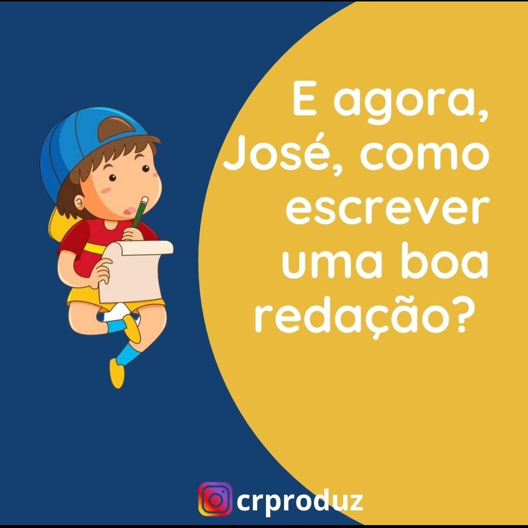 Marcos Alves: E agora, José, como escrever uma boa redação?