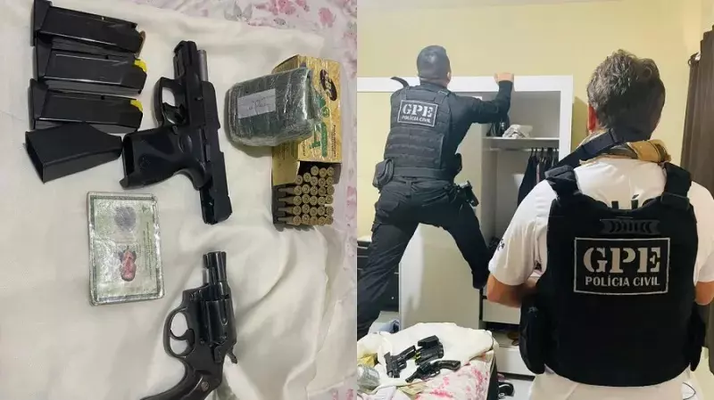 Suposto traficante é preso pela polícia com armas de fogo e cocaína em União