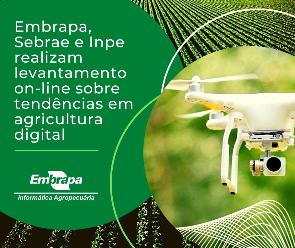 Levantamento online sobre tendências em agricultura digital segue até o dia 31 de maio.