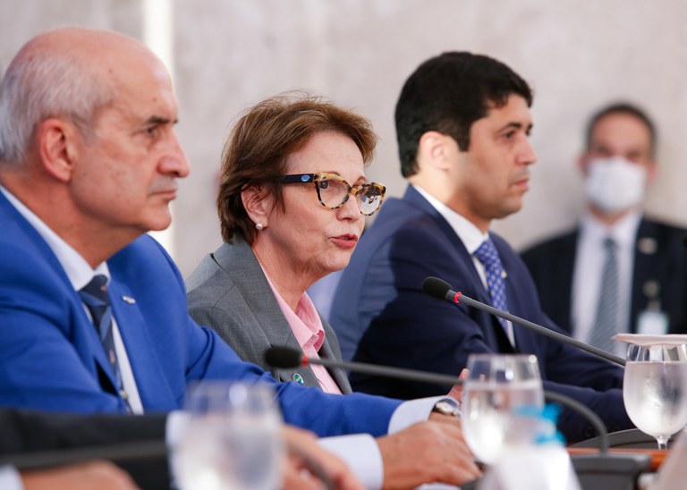 Ministra destaca trabalho do MAPA para garantir abastecimento durante a pandemia.