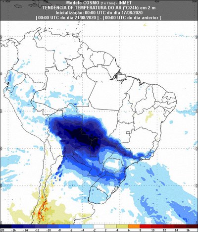 Inmet prevê possibilidade de neve e de novos temporais na Região Sul