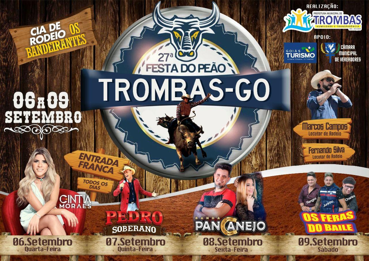 Trombas,realiza sua 27ª Festa de Rodeio com portões abertos