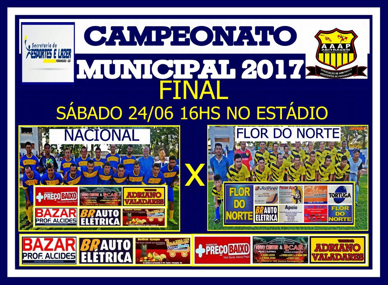 Campeonato Municipal do Primeiro Semestre termina sábado dia 24 de Junho