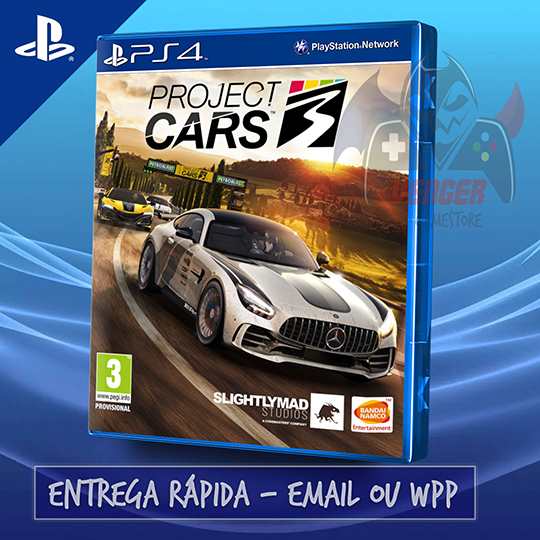 Project CARS 3 PS4 M dia Digital Venger Games O Mais confi vel