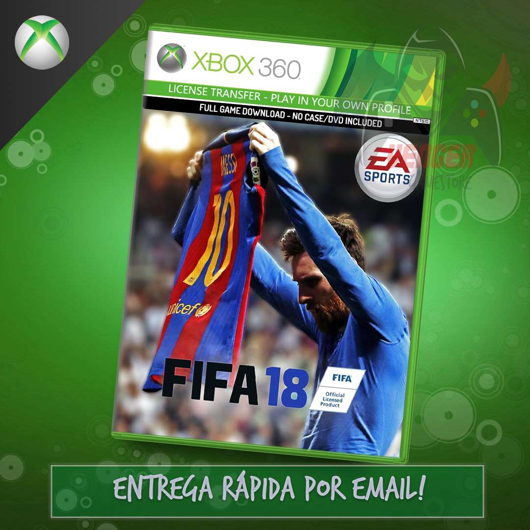 Fifa 2018 Xbox 360 Original (Mídia Digital) – Games Matrix