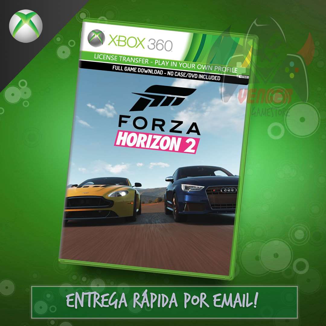 Forza Horizon 2 + 2 Jogos - Midia Digital P/xbox 360