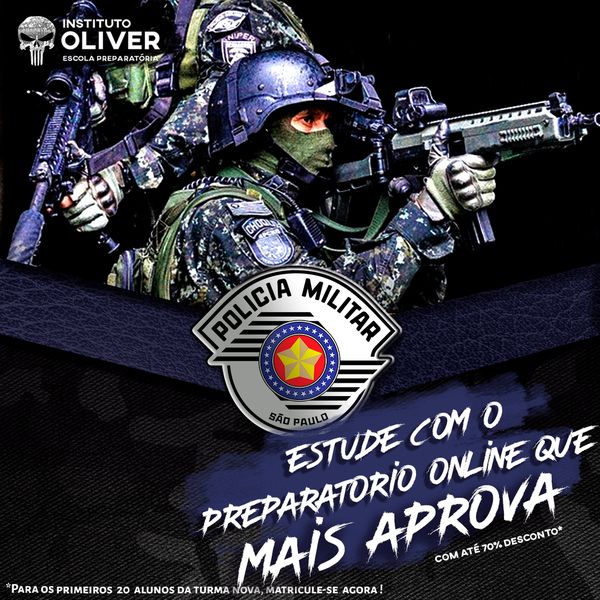 Curso Preparatório para o Concurso da Polícia Militar de Goiás - Soldado -  BRASIL CUPONS