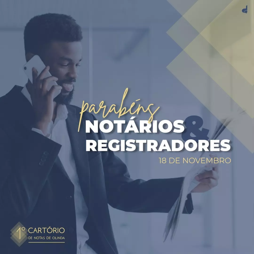 Parabéns Notários e Registradores