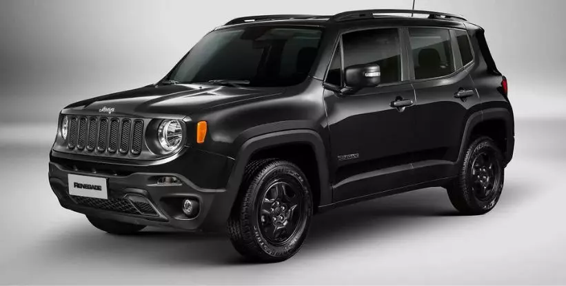 A foto mostra um Jeep Renegade 2016