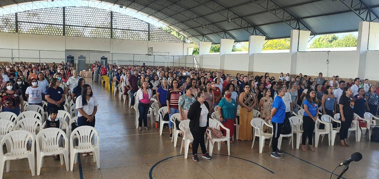 Seduc realiza ação envolvendo palestra vivencial com parceria do núcleo ocupacional de saúde em Pimenta Bueno