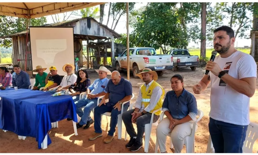 Jean Mendonça participa tradicional festa da cultura do inhame em Primavera de Rondônia