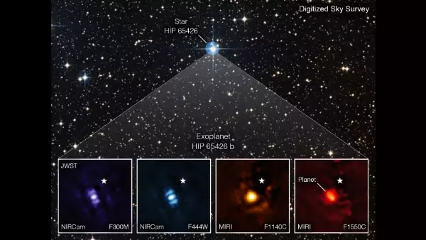 O Telescópio Espacial James Webb consegue sua primeira foto direta de um exoplaneta