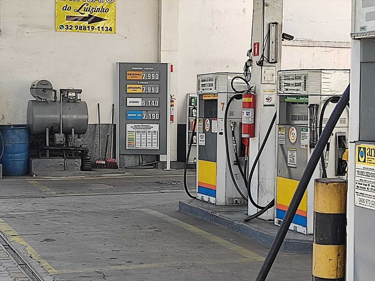 Gasolina aumenta e preço do litro chega a R$ 7,99 em Santos Dumont