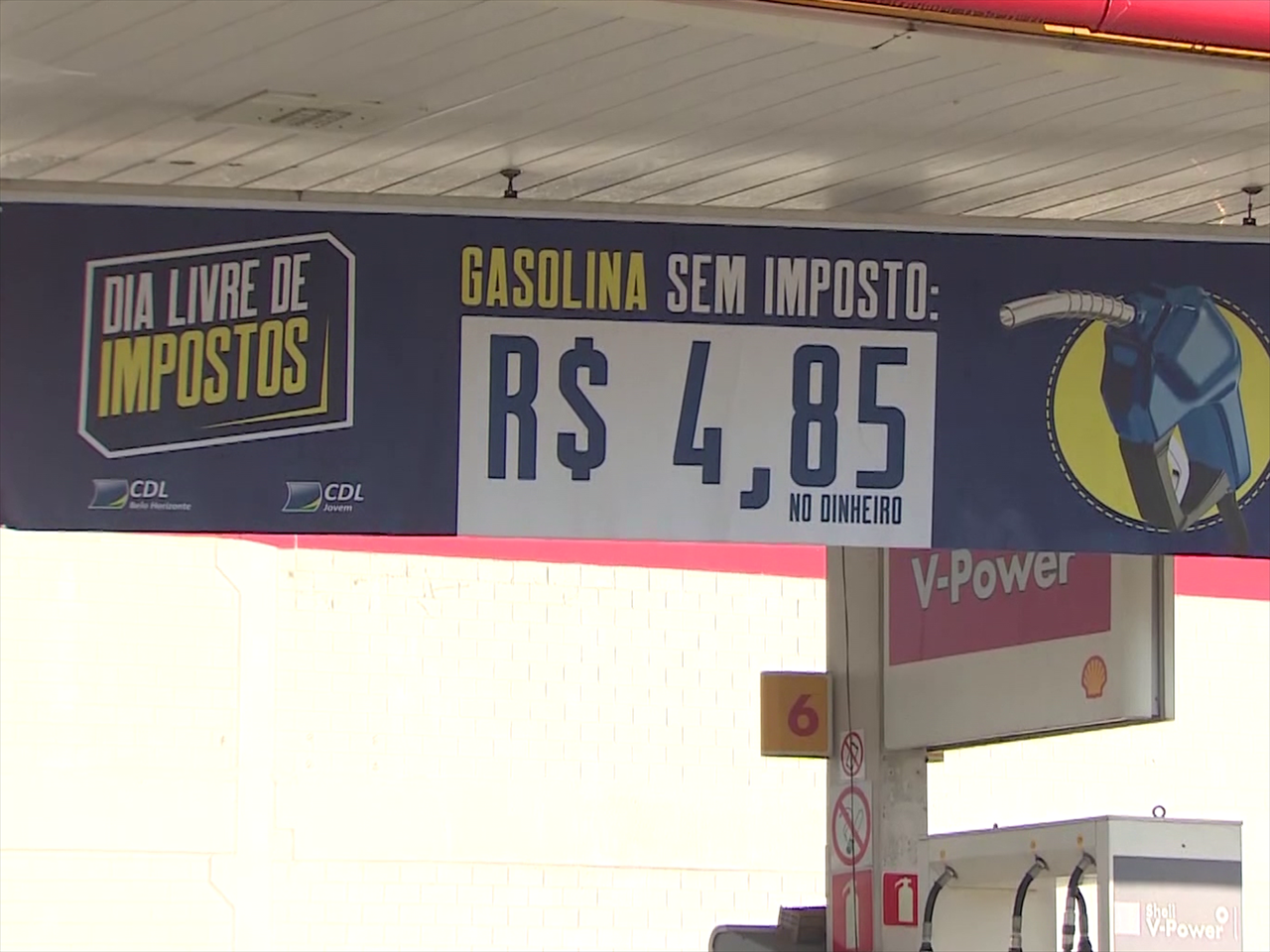 Dia Livre de Imposto tem gasolina a R$ 4,85 em diversas cidades de Minas. Santos Dumont não aderiu à campanha