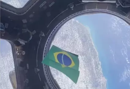 Vídeo: em comemoração aos 200 anos da independência, cosmonauta russo filma Brasil visto do espaço