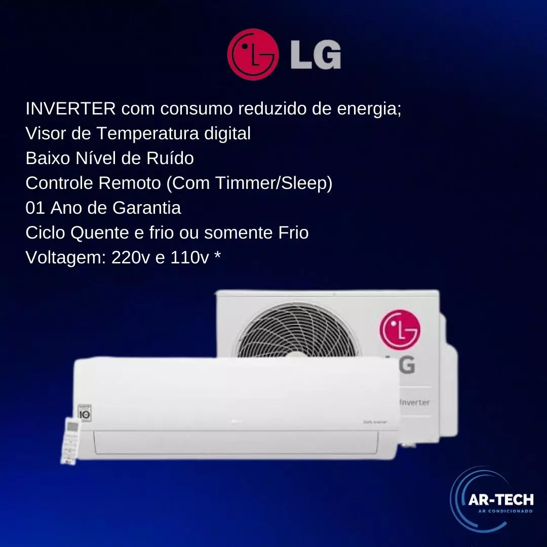 Ar Condicionado - Hi Wall Inverter (Tecnologia com economia de energia)