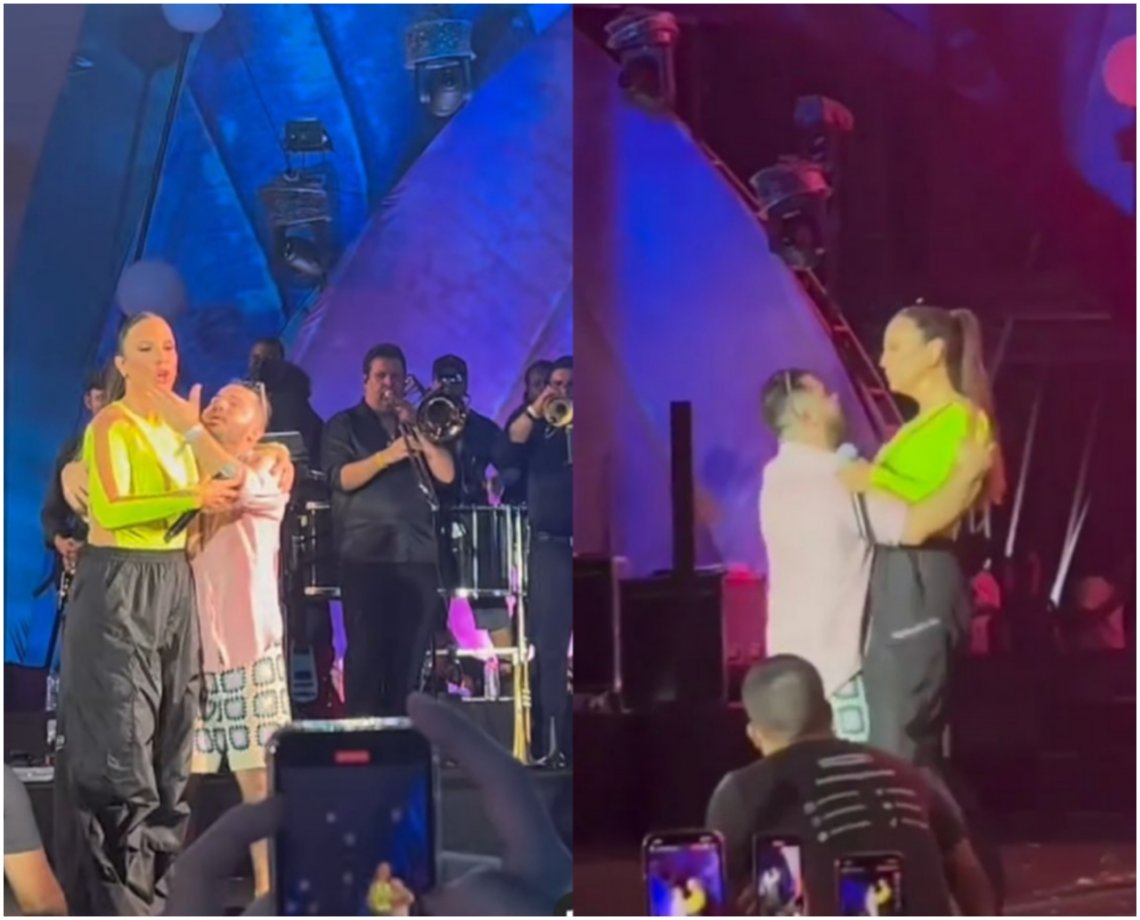 Fã sobe em palco, dança com Ivete Sangalo e ainda tem uma conferida da  cantora: 