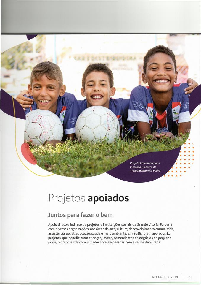 Revista Instituto Unimed Vitória - Meninos do Educando Através do Esporte