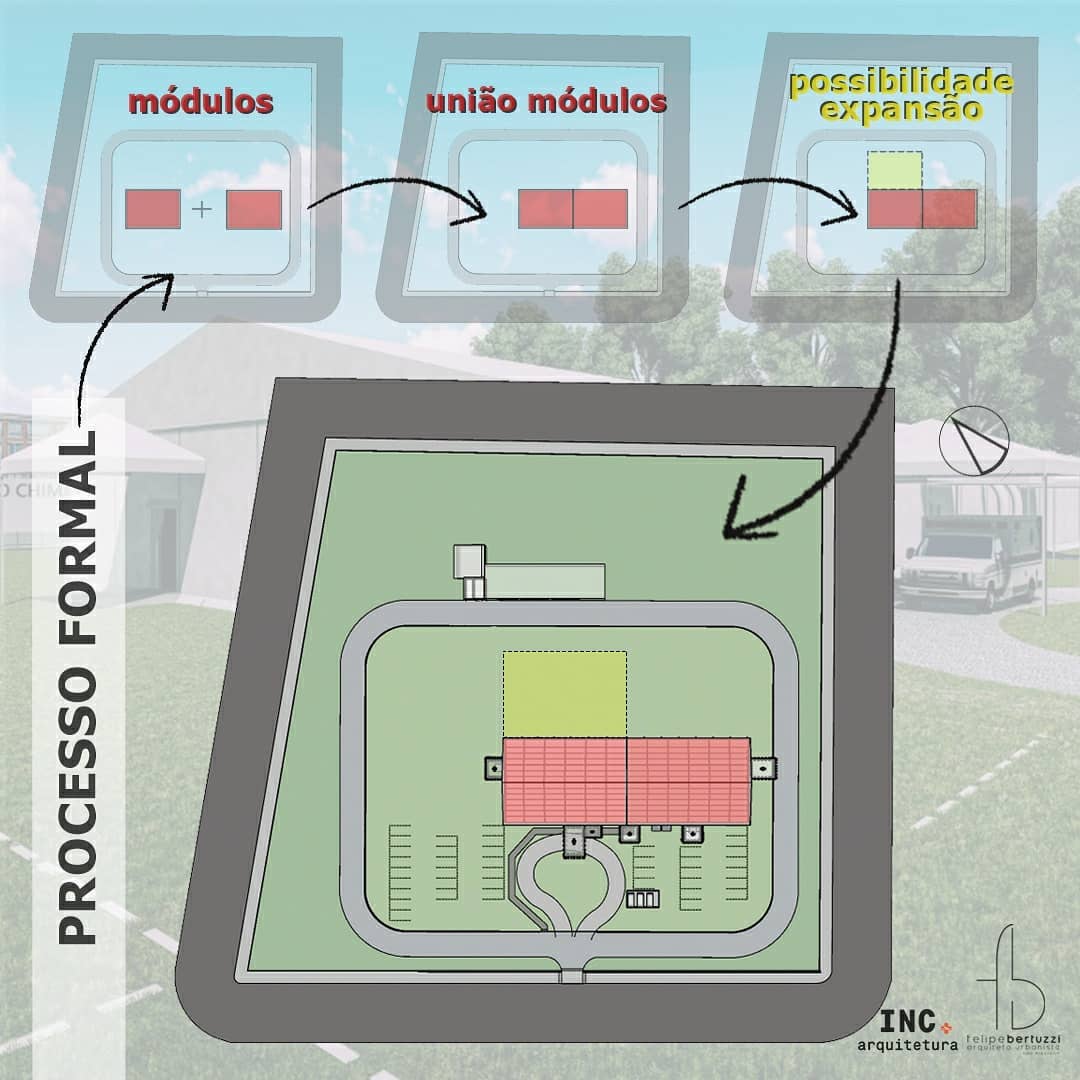 Estudo para Hospital de Campanha