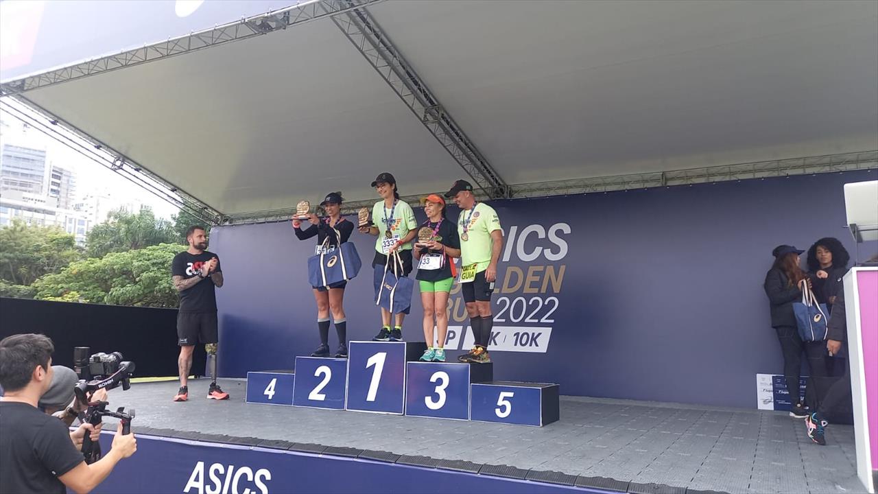 Paralímpico no Asics Golden Run 2022