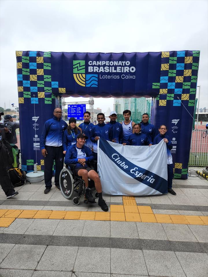 Paralímpico no Campeonato Brasileiro Loterias Caixa de Atletismo