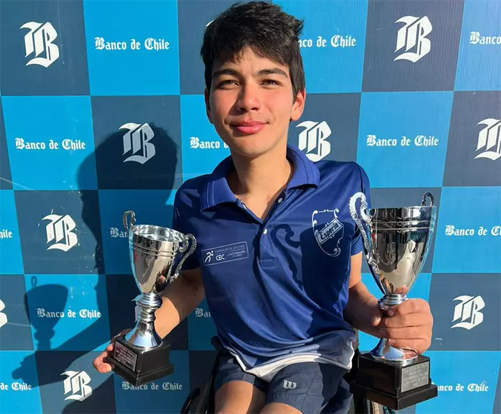 João Lucas é medalhista no Torneio Internacional Chile Open