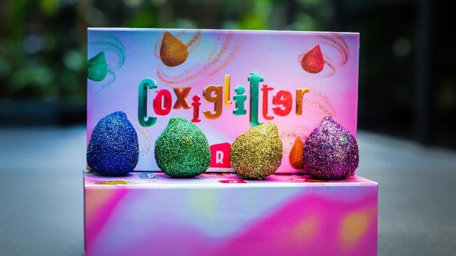 Ragazzo lança coxinha de glitter para o Carnaval