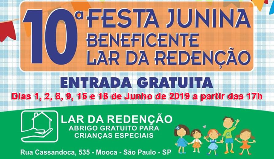 10ª Festa Junina Lar da Redenção