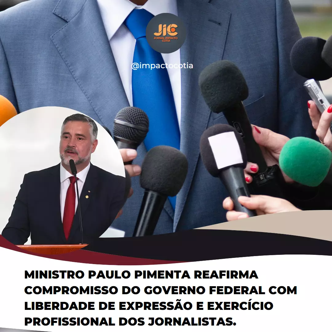 Ministro Paulo Pimenta reafirma compromisso do Governo Federal com liberdade de expressão e exercício profissional dos jornalistas