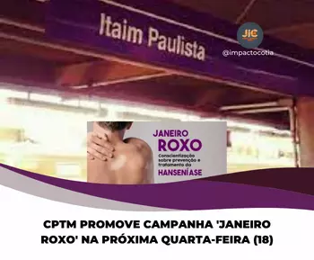 CPTM promove campanha 'Janeiro Roxo' na próxima quarta-feira (18)